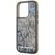 6. Etui Karl Lagerfeld Liquide Glitter Monogram Gradient na iPhone 15 Pro - czarne