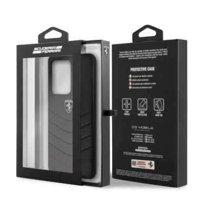 7. Etui Ferrari Heritage Quilted na Samsung Galaxy S20 Ultra - czarne
