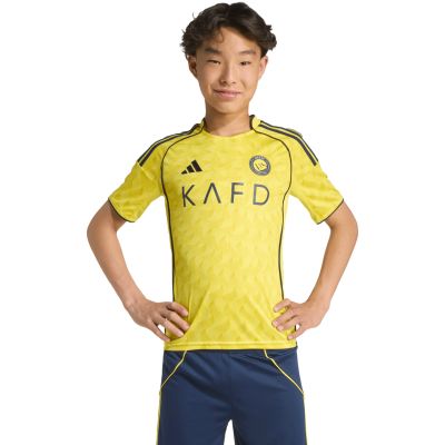 Koszulka dla dzieci adidas Al Nassr FC 2025/2026 Home Jersey żółta JN7981