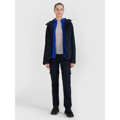 8. Spodnie trekkingowe 2w1 szybkoschnące damskie 4F 4FWSS25TFTRF0798-20S