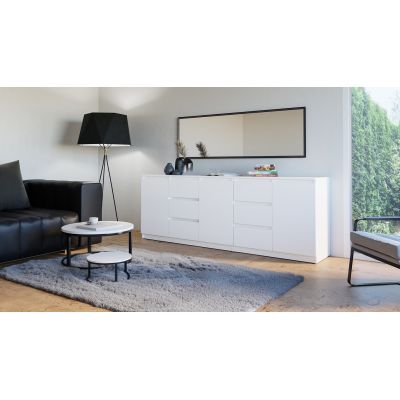 3. Komoda COSTA 1D3S+2D3S  biały