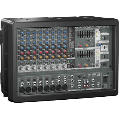 3. Behringer PMP1680S mikser audio 10 kan. 10 - 200000 Hz Czarny
