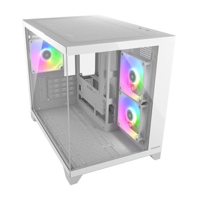 2. COUGAR CGR-2QA6W-RGB Mini Tower Biały