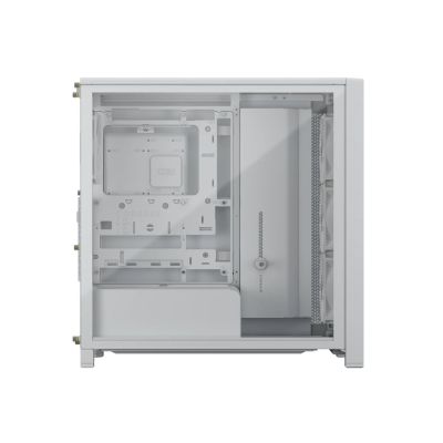 4. Corsair FRAME 4000D WOOD RS Midi Tower Drewno, Biały