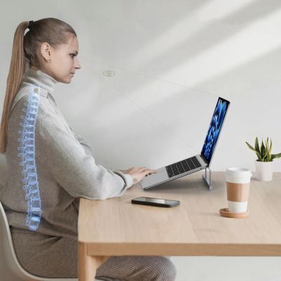 7. Podstawka Tech-Protect ULS100 uniwersalna do laptopów do 16" - szara