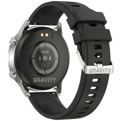 12. Smartwatch Gravity Srebrny 2 Paski GT10-7