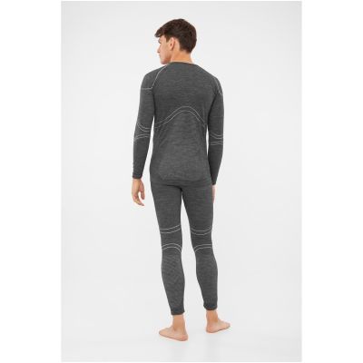 Bielizna męska VIKING Lan Pro Longsleeve Merino grafitowa