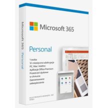 Microsoft 365 Personal PL (1 osoba.; 5 urządzeń ; 12 miesięcy; wersja fizyczna; Polska) (EP2-32454)