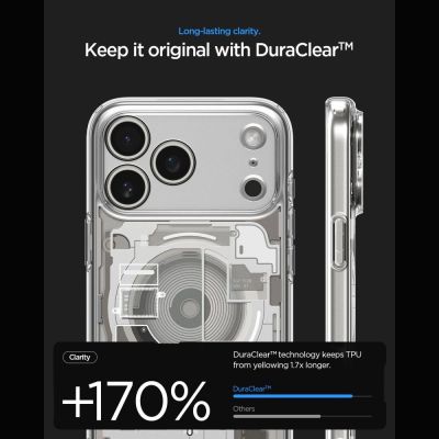 6. Etui Spigen Ultra Hybrid MagSafe Zero One na iPhone 18 Pro Max / 17 Pro Max - tytanowe