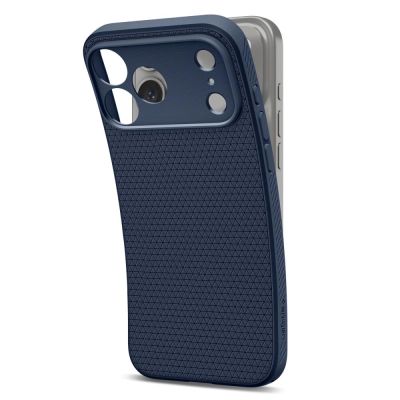 6. Etui Spigen Liquid Air na iPhone 17 Pro Max - niebieskie