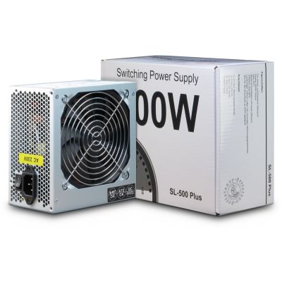 4. Inter-Tech SL-500 Plus moduł zasilaczy 500 W 20+4 pin ATX ATX Srebrny