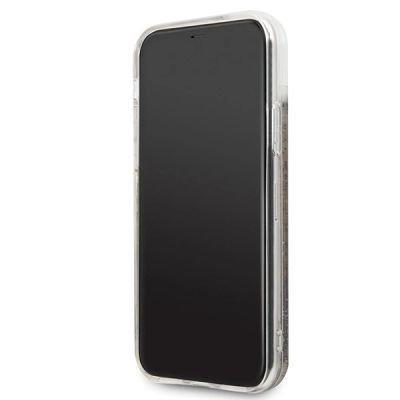 6. Etui Karl Lagerfeld Karl logo Glitter na iPhone 11 Pro - czarne