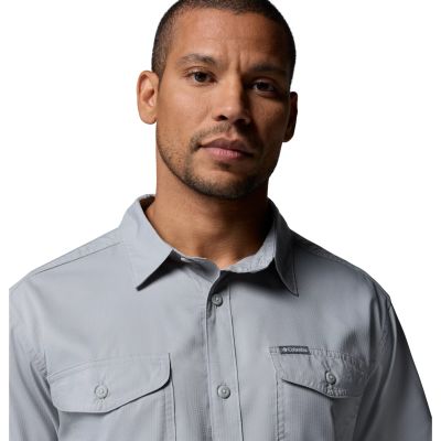 4. Columbia Utilizer II Solid Short Sleeve Shirt 1577762039 Szare L