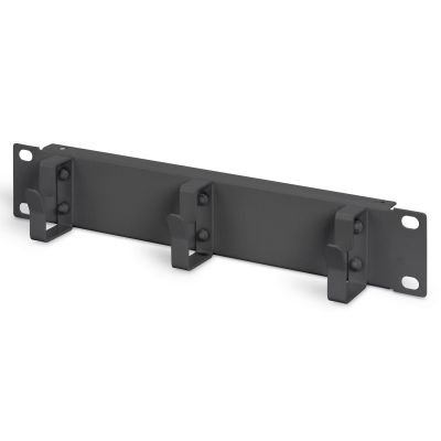 51. Zestaw sieciowy 10": szafa wisząca 12U, półka, listwa zasilająca, 8-port switch, panel kat.6, czarny