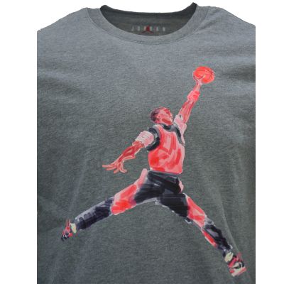 2. Koszulka Sportowa Air Jordan Brand Graphic T-shirt Męska Szara- FN5980-091