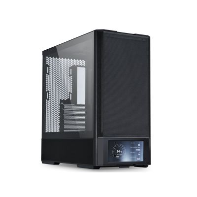 21. Lian Li LANCOOL 207 Digital PC-Gehäuse, Midi-Tower, ATX, Tempered Glass, kolor czarny