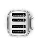 3. Smeg TSF03SSEU toster 6 4 kaw. 2000 W Chrom