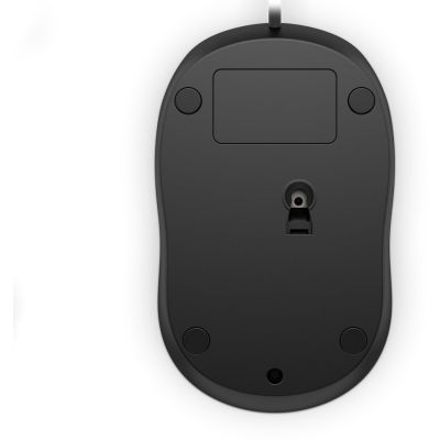 4. Mysz HP 1000 Wired Optical Mouse with 3 Buttons and 1000 DPI przewodowa czarna 4QM14AA