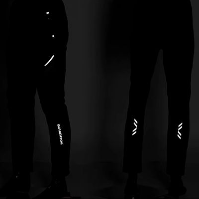 10. Spodnie sportowe Rockbros Patrol kolarskie wiatroszczelne rozmiar L - czarne