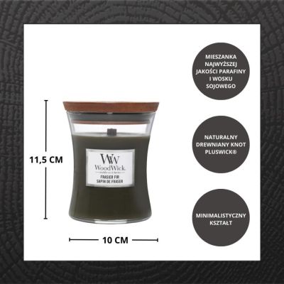 3. Świeca średnia FRASER FIR WOODWICK