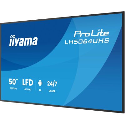 6. Monitor iiyama LH5064UHS-B1AG 50 IN LCD UHD - Płaski ekran - 127 cm