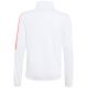 7. Bluza dla dzieci adidas Tiro 26 League Training Top biało-czarno-czerwona KR0370