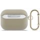 2. Etui Guess Grained Classic Logo Hook na AirPods Pro 3 - złote