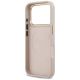 7. Etui Guess 4G Logo Plate MagSafe na iPhone 17 Pro - różowe