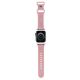 2. Pasek Hello Kitty Silicone Kitty Head na Apple Watch 42/44/45/49mm - różowy