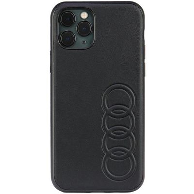 Etui Audi Synthetic Leather na iPhone 11 Pro - czarne