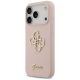 2. Etui Guess Silicone Big 4G Script na iPhone 17 Pro - różowe