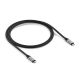 Satechi USB4 V2 Pro Cable kabel USB USB4 Gen 4x2 1,2 m USB C 120 Gbit/s 240 W Srebrny, Czarny