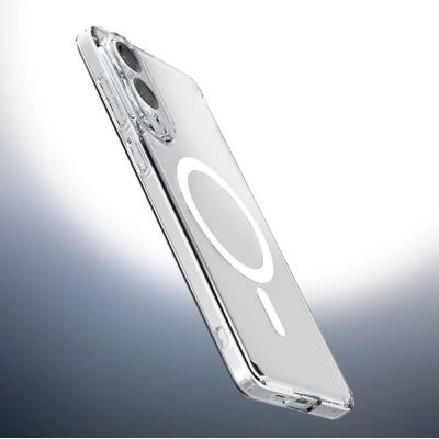 8. Etui Spigen Ultra Hybrid Mag z MagSafe na Samsung Galaxy S25 Edge - przezroczyste