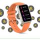4. Smartwatch Damski RUBICON RNCF06 Tytan/Orange SMARUB221