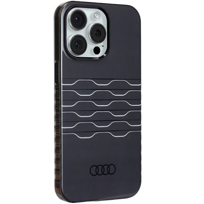 6. Etui Audi IML MagSafe na iPhone 15 Pro Max - czarne