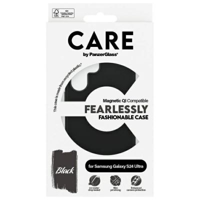 4. Etui CARE by PanzerGlass Fashion QI Case Samsung Galaxy S24 Ultra - czarne