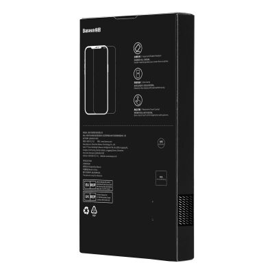 6. Baseus szkło hartowane do iPhone 14 Pro na cały ekran z filtrem Anti Blue Light i osłoną na głośnik 0.3mm + ramka montażowa