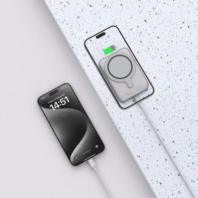 6. Powerbank Tech-Protect PB11 LifeMag MagSafe 10000 mAh - tytanowy
