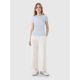 4. T-shirt damski slim z modalem 4F 4FWSS25TTSHF1995-34S