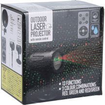 PROJEKTOR RZUTNIK LASEROWY 13 FUNKCJI Z PILOTEM