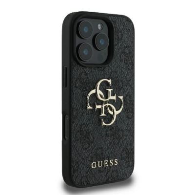 4. Etui Guess 4G Big Logo na iPhone 16 Pro Max - czarne