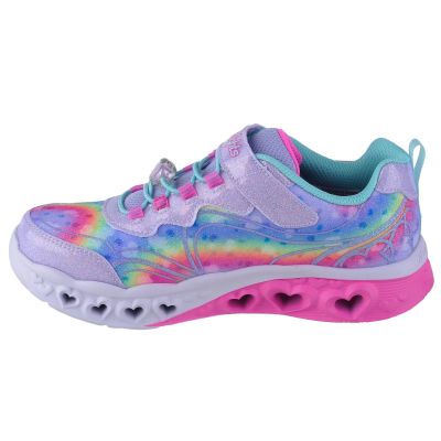 2. Skechers Flutter Heart Lights - Groovy Swirl 303253L-LVAQ Różowe 30