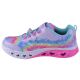 2. Skechers Flutter Heart Lights - Groovy Swirl 303253L-LVAQ Różowe 30