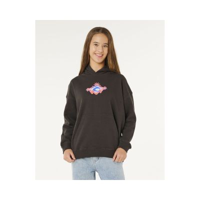 Bluza dziewczęca RIP CURL Sunshine Squad Hood - Girl czarna