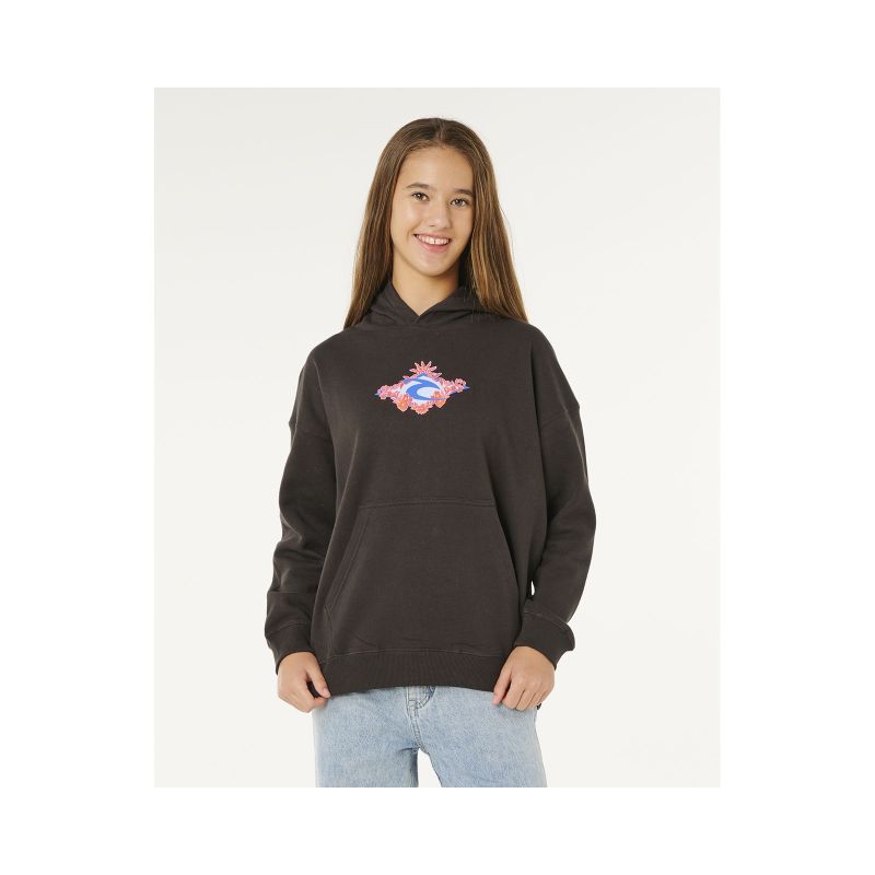 Bluza dziewczęca RIP CURL Sunshine Squad Hood - Girl czarna