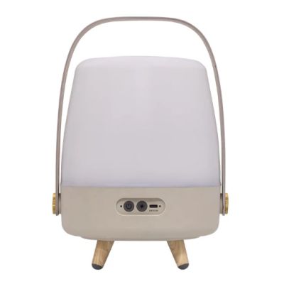5. Kooduu Lite-up PLAY Mini Głośnik mono przenośny Piaskowy, Biały, Drewno 8 W