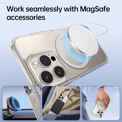 6. Pierścień Tech-Protect MMP-110 2w1 MagSafe - srebrny / srebrny