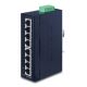 PLANET IGS-801M łącza sieciowe Zarządzany L2/L4 Gigabit Ethernet (10/100/1000) 1U Niebieski
