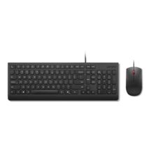 Zestaw klawiatury i myszy Lenovo Essential Wired Combo, przewodowe, mysz w zestawie, estoński, czarny