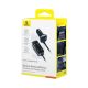 5. Ładowarka samochodowa Baseus BackseatPal L1 110W 3 x USB-A + 3 x USB-C z przedłużaczem 1,5 m - czarna